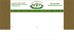 Desktop Screenshot of mvpvet.net